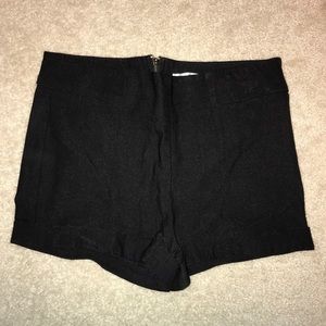 Black high waisted shorts